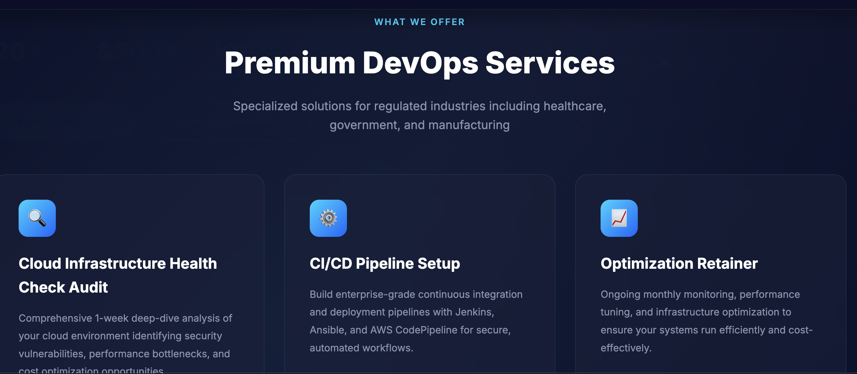 Cristo Creative Tech website screenshot